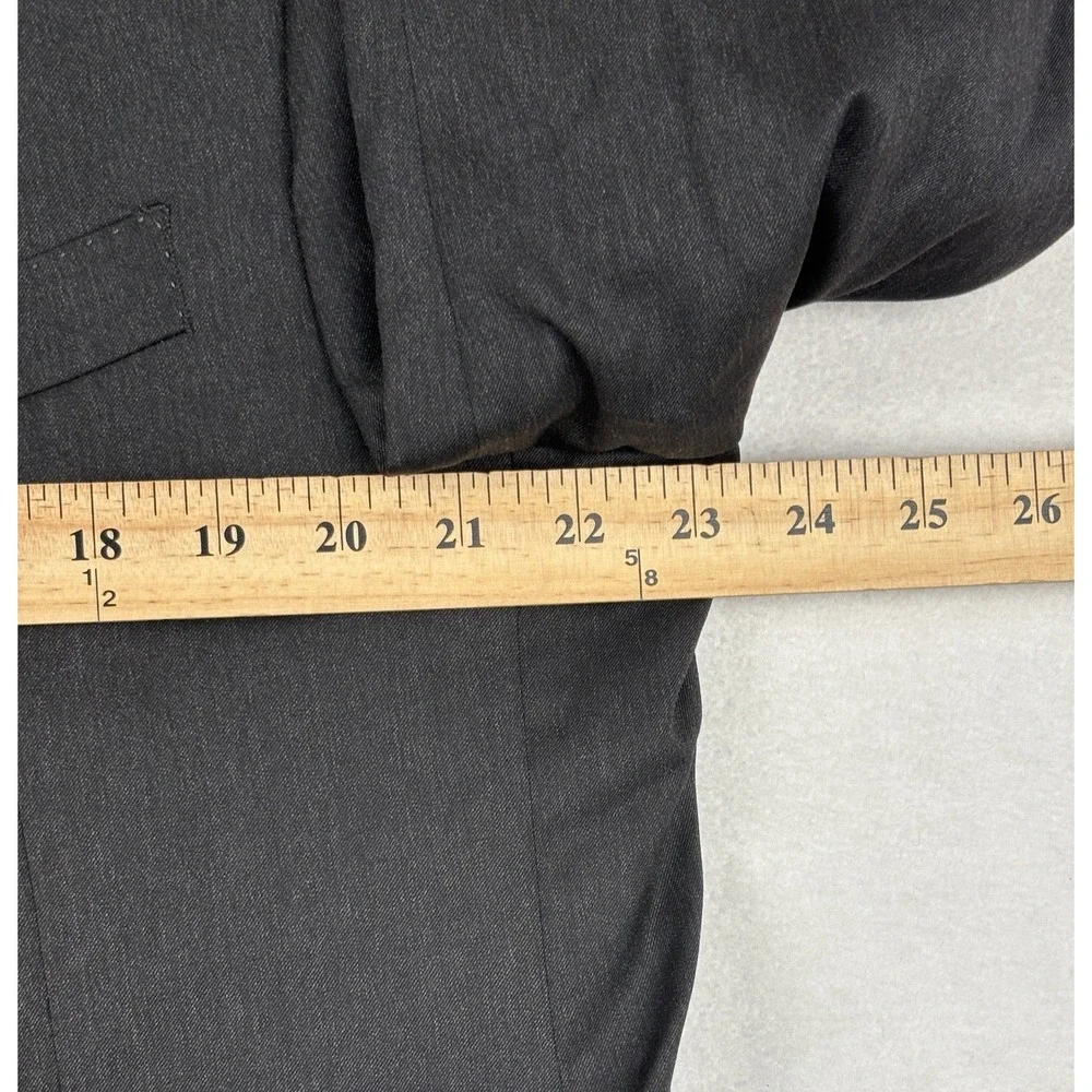 Mario Caldi Super 150's Wool Blazer Sport Coat‎ Black 46R Made In Italy